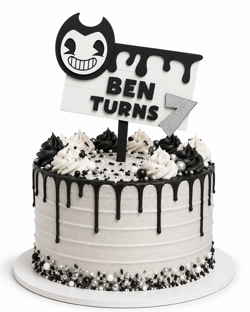 Bendy and the Ink Machine Cake Topper - BATIM