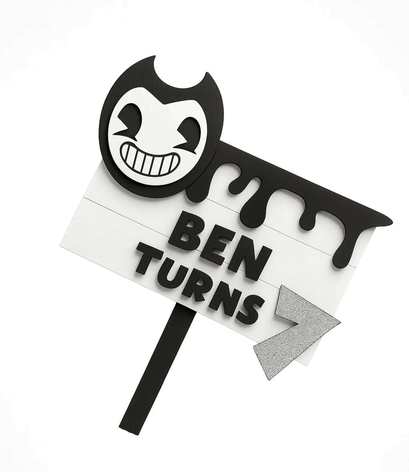 Bendy and the Ink Machine Cake Topper - BATIM