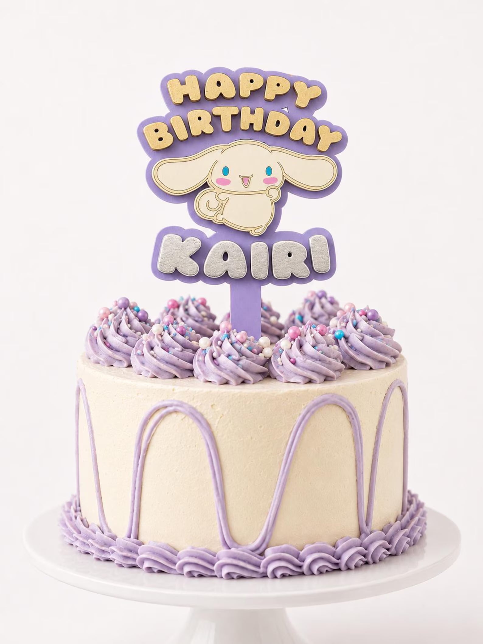Cinnamon Roll Cake Topper